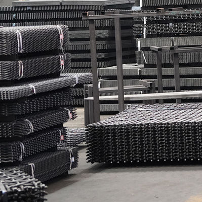 광산 및 광산용 고강도 고탄소 강철 엮인 와이어 스크린